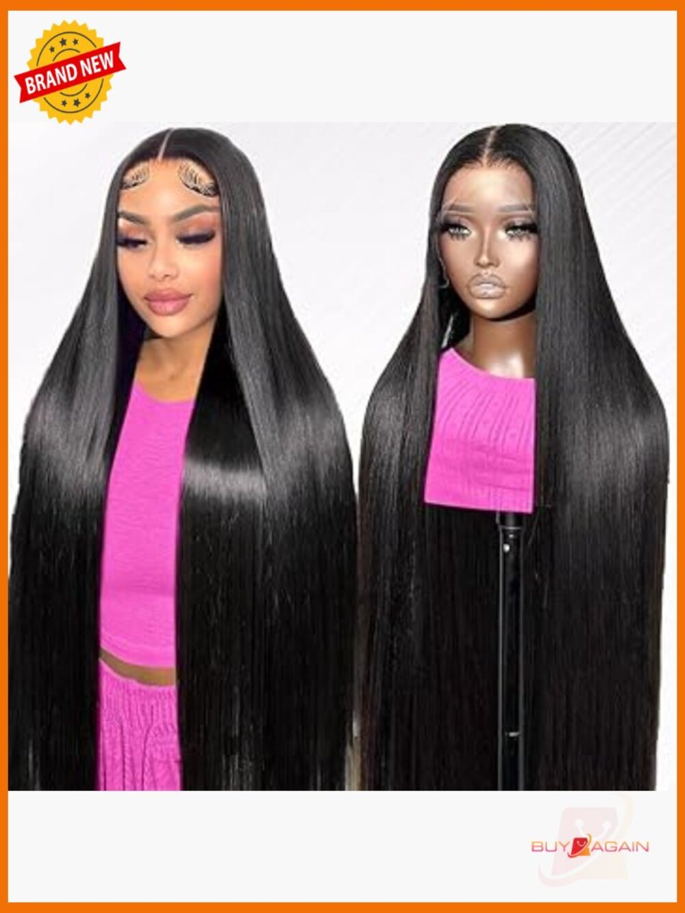 30 Inch 13x6 Lace Front Wig 100% Virgin Human Hair Pre Plucked Hd Lace Natural